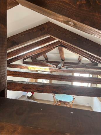 capriata in legno pregiata