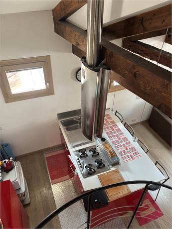 cucina vista dall'alta